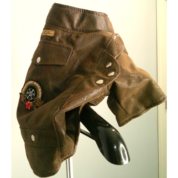 Max Wear Dog Biker Motorcycle Outfit Coat Polyester PVC Medium - Picture 6 of 10